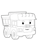 Robocar Poli kleurplaat 10